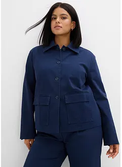 Tussenjas van een elastische katoenmix, bonprix