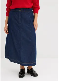 Spijkerrok in midilengte, bonprix