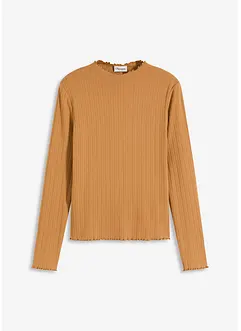 Accentuerend geribd shirt, bonprix