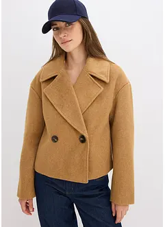 Tussenjas in een wollen look, bonprix