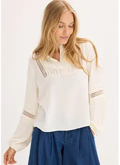 Oversized blouse met versieringen, bonprix