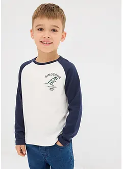 Longsleeve met raglanmouwen van biologisch katoen, bonprix