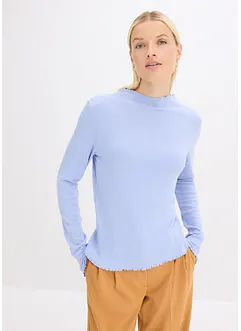 Accentuerend geribd shirt, bonprix