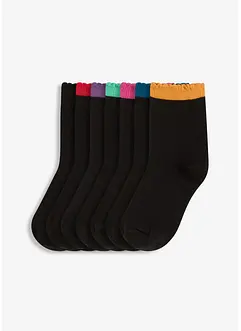 Sokken met biologisch katoen (set van 7), bonprix