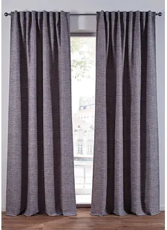 Verduisterend gordijn met een gemêleerde structuur (1 stuk), bonprix