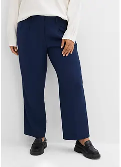 Wijde 7/8 broek van elastisch biologisch katoenmix, bonprix