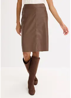 Imitatieleren kokerrok, bonprix