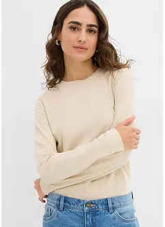 Longsleeve van biologisch katoen (set van 2), bonprix