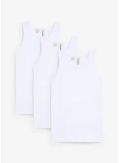 Hemd met zacht biologisch katoen (set van 3), bonprix