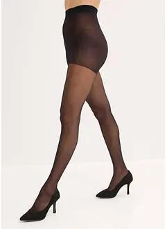 Corrigerende, semi-transparante panty met push-up effect, 30 den, bonprix