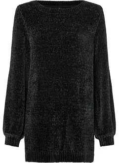 Lange trui van chenille, bonprix
