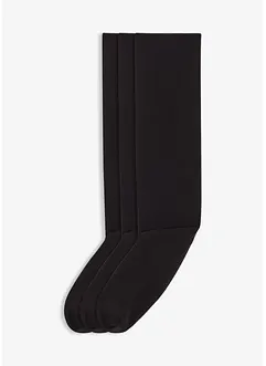 Thermo kniekousen (3 paar) 120 den van pantymateriaal met fleece binnenin, bonprix