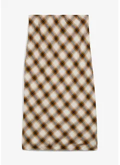 Flanel midirok van katoen, bonprix
