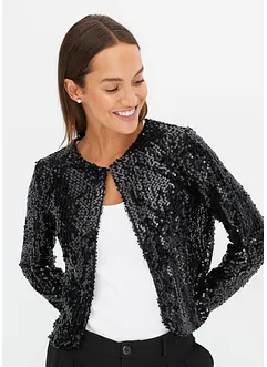 Gebreide jurk met glittereffect, bonprix