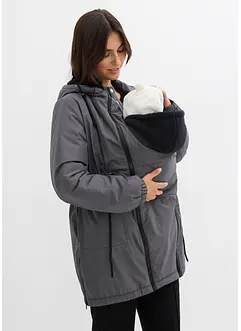 Warm, gevoerde zwangerschaps- en babyparka, bonprix