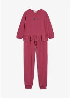 Shirt en joggingbroek van biologisch katoen (2-dlg. set), bonprix