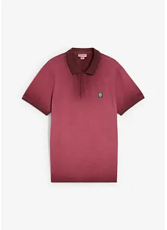 Piqué poloshirt in washed out used look, bonprix
