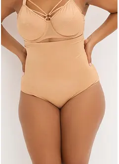 Corrigerende slip high waist van glanzend materiaal, medium corrigeren, bonprix