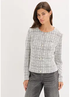 Bouclé vest van katoen, bonprix