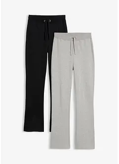 Joggingbroek van biologisch katoen (set van 2), bonprix