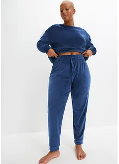 Nicki fluwelen huispak, bonprix