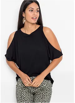Cold shoulder shirt van viscose, bonprix