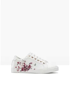 Sneakers met bloemenprint, bonprix