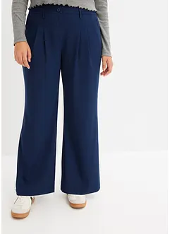 Wijd uitlopende broek met high waist, bonprix