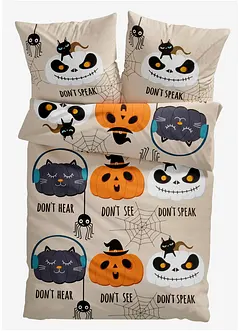 Dekbedovertrek met pompoenen, bonprix