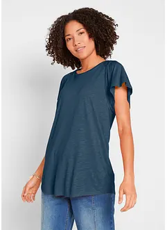 Shirt van slub garen met vleugelmouwen, bonprix