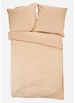 Renforcé dekbedovertrek met paspels in contrastkleur, bonprix