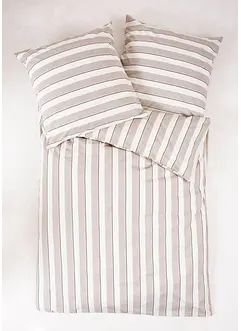 Perkal dekbedovertrek met strepen, bonprix
