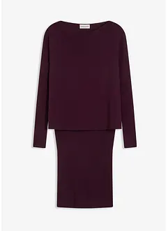 Gebreide jurk en spencer (2-dlg. set), bonprix