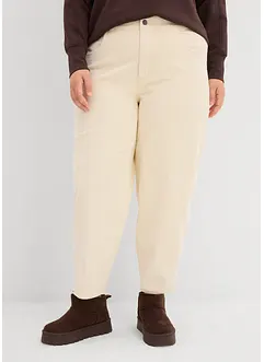 Corduroy broek in barrel model, bonprix