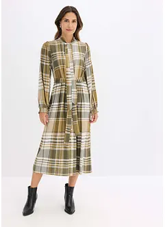 Midi jurk met strik, bonprix