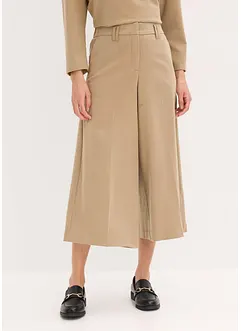 Broek met visgraatpatroon in wollook, bonprix