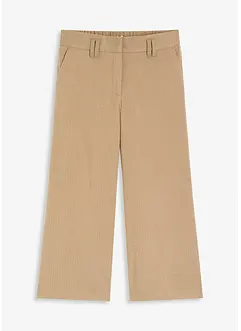 Broek met visgraatpatroon in wollook, bonprix