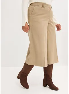 Broek met visgraatpatroon in wollook, bonprix