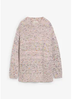 Oversized trui van noppengaren, bonprix