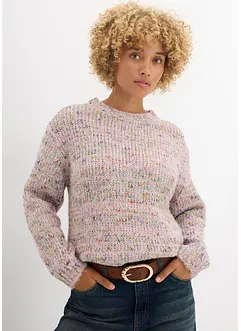 Oversized trui van noppengaren, bonprix