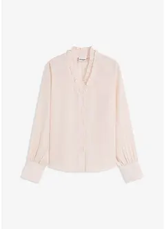 Chiffon blouse met ruches, bonprix
