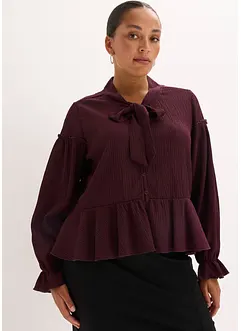 Shirt tuniek van gestructureerde jersey, bonprix