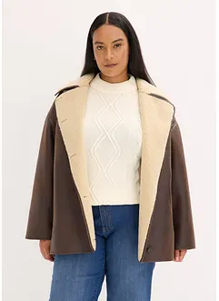 Jas van imitatielamsleer, bonprix