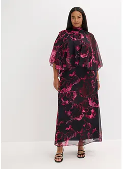 Maxi jurk van fijne chiffon, bonprix
