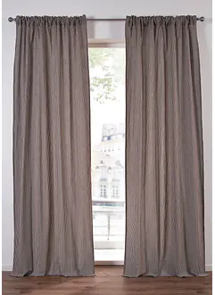 Ondoorzichtig gordijn van biologisch katoen (1 stuk), bonprix