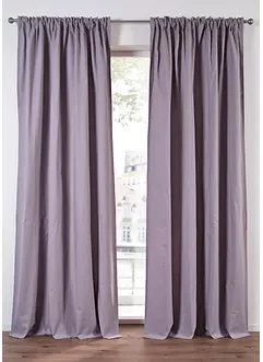 Gordijn van biologisch katoen, normaal en extra lang (1 stuk), bonprix