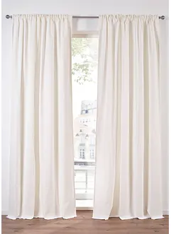 Gordijn van biologisch katoen, normaal en extra lang (1 stuk), bonprix