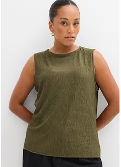 Blouse van gestructureerde crinkle, bonprix