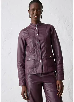 Leren jas van lamsnappa, bonprix