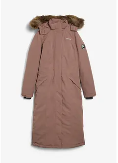 Lange outdoor jas met imitatiebont, waterdicht, bonprix